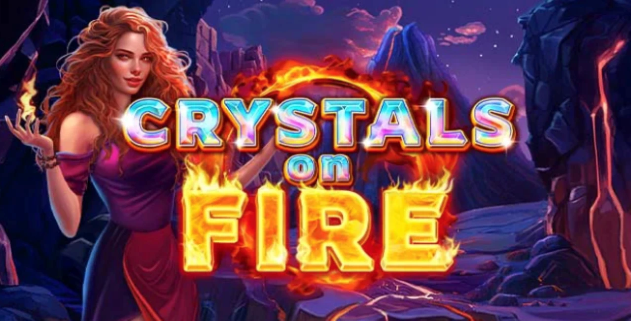 crystals on fire